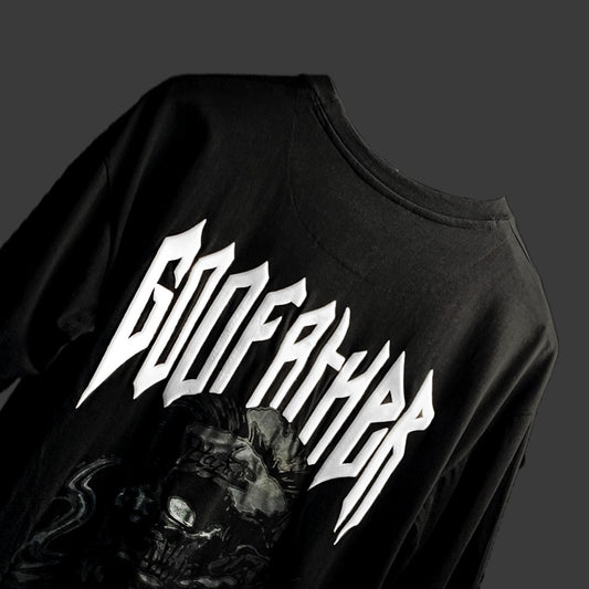 GodFather | Black Oversized T-Shirt