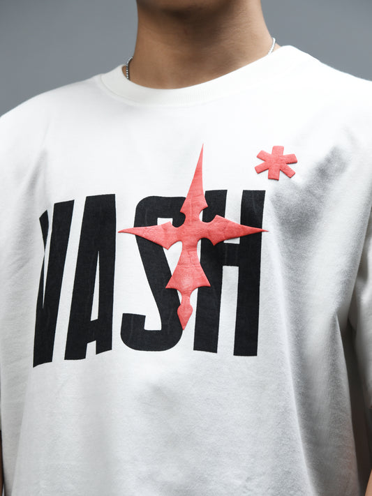 Cross Off-White Oversized T-Shirt