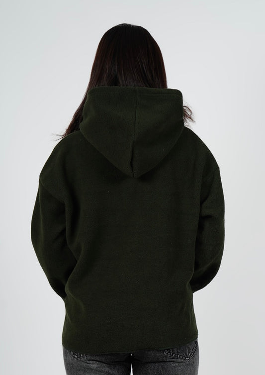 SEA GREEN POLAR FLEECE BOX FIT UNISEX HOODIE