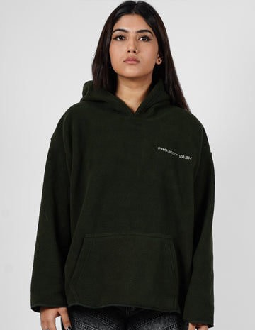 SEA GREEN POLAR FLEECE BOX FIT UNISEX HOODIE