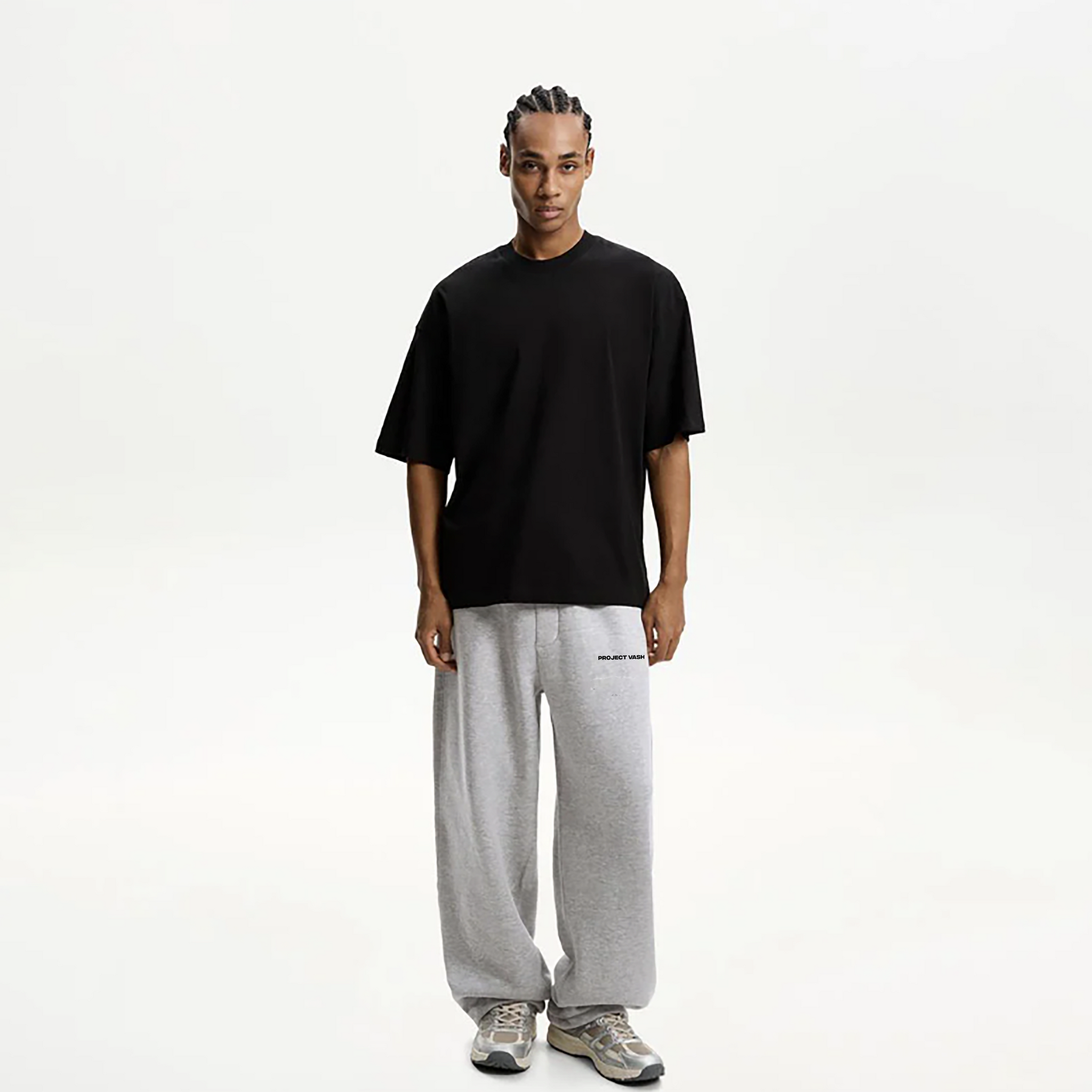 Unisex Grey Baggy Bottoms